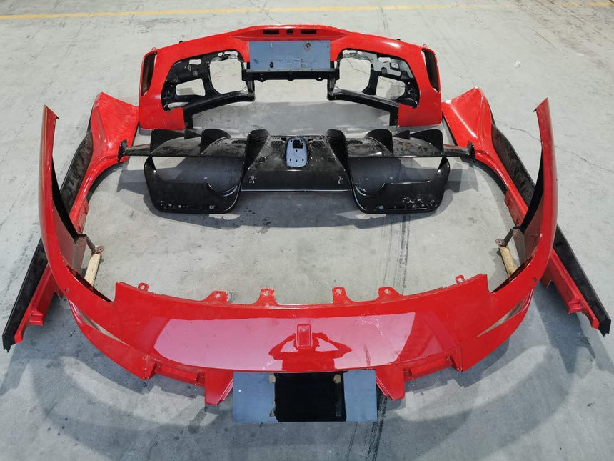 Dry Carbon Fiber Full Set Body Kit Front Bumper Rear Bumper Side Skirt For 488 GTB Pista Style