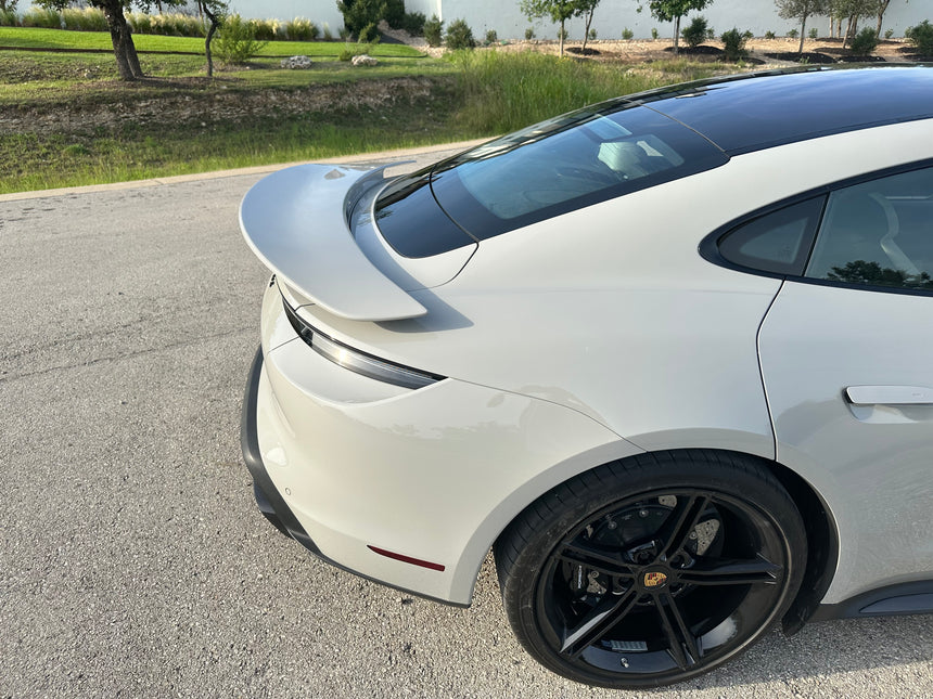 Porsche Taycan Dry Carbon Fiber Spoiler Wing - Zacoe