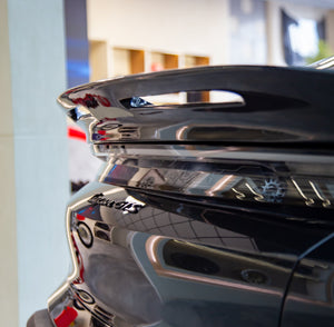 Porsche Taycan Carbon Fiber Rear Trunk DuckTail Spoiler