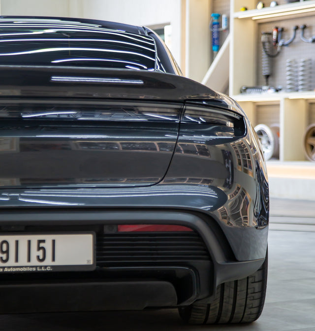 Porsche Taycan Carbon Fiber Rear Trunk DuckTail Spoiler