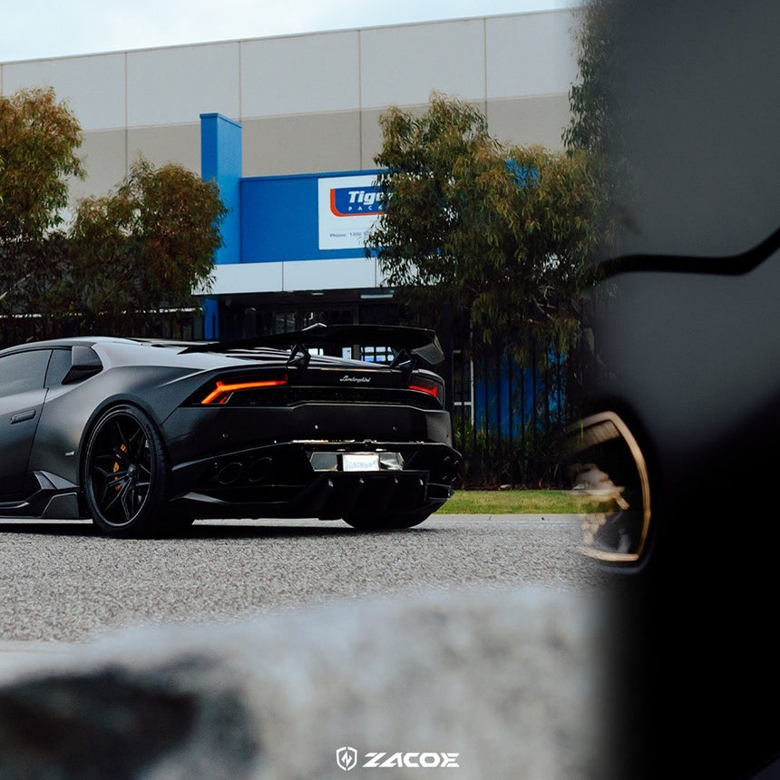 Lamborghini Huracan LP610 Dry Carbon Fiber Diffuser - Zacoe