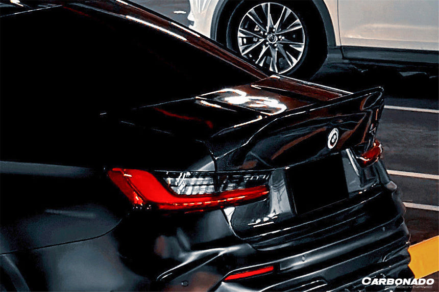 2021-UP BMW M3 G80 Sedan Only CS Style Dry Double Carbon Fiber Trunk