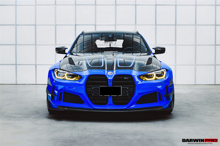 2021-UP BMW M3 G80 G81 BKSSII Style Front Bumper and Front Fender and Side Skirts