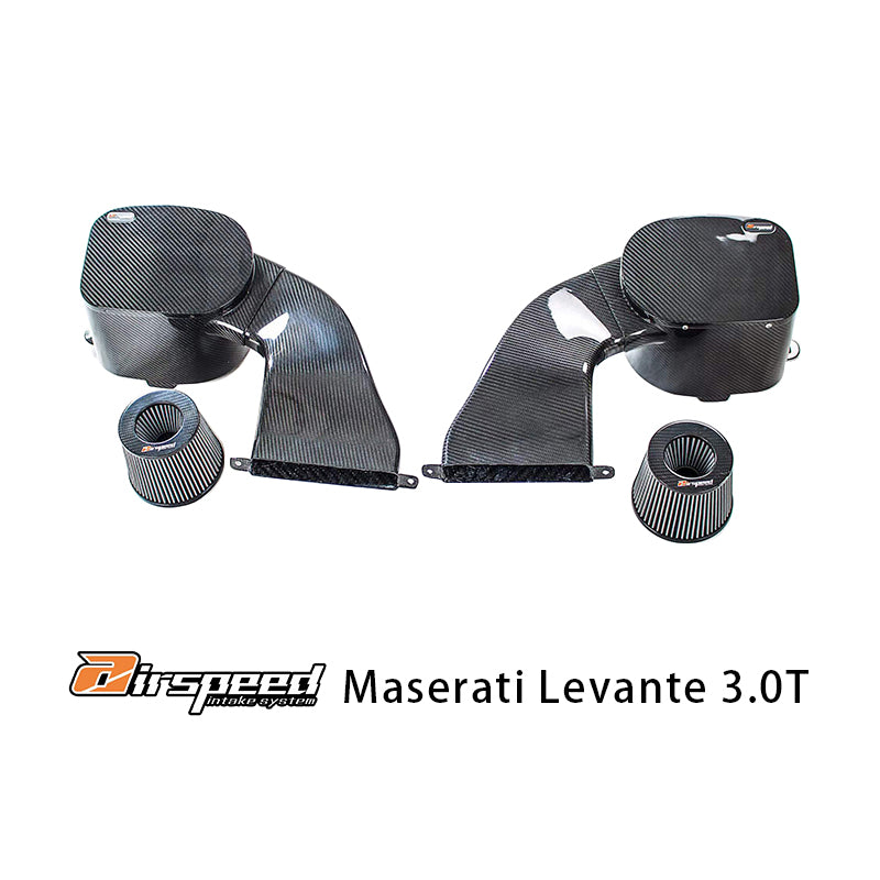 Maserati Levante 3.0T Airspeed Brand 100% Dry Carbon Fiber Cold Air Intake System