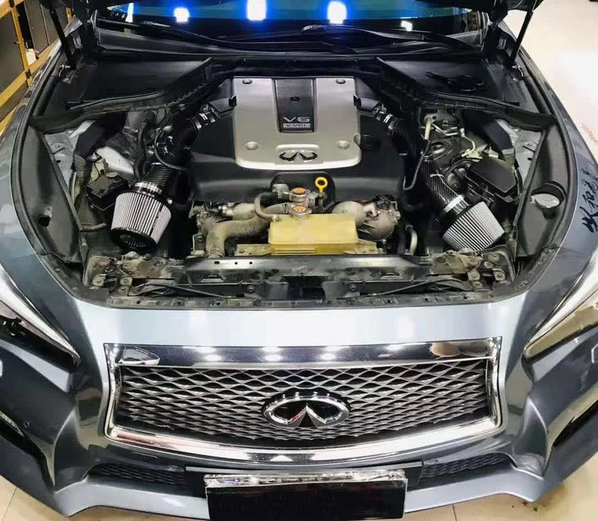 Nissan 370z / Infinity G37 [2008-2013] Airspeed Brand 100% Dry Carbon Fiber Cold Air Intake System