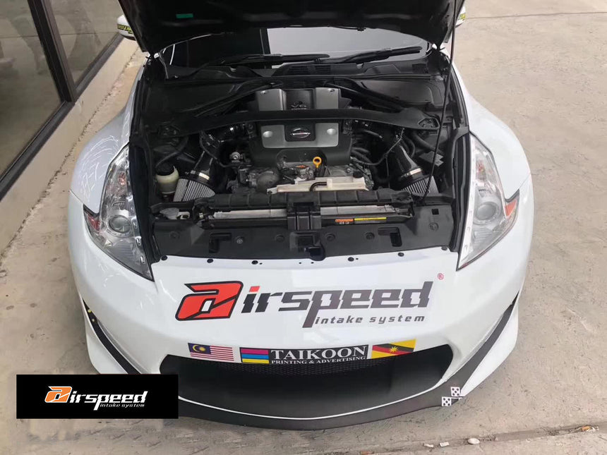 Nissan 370z / Infinity G37 [2008-2013] Airspeed Brand 100% Dry Carbon Fiber Cold Air Intake System