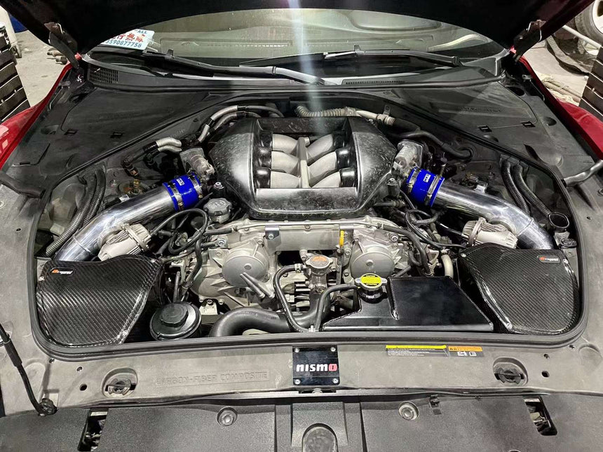 Nissan GTR R35 2009 Airspeed Brand 100% Dry Carbon Fiber Cold Air Intake System