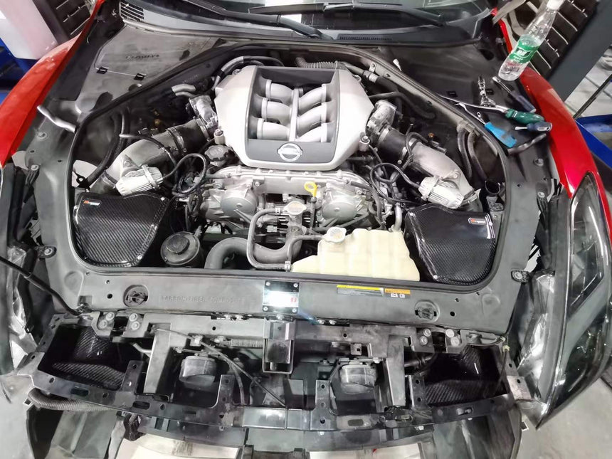 Nissan GTR R35 2009 Airspeed Brand 100% Dry Carbon Fiber Cold Air Intake System