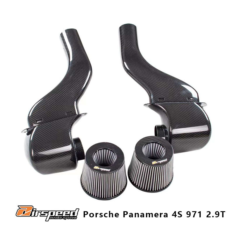 Porshe Panamera 4S 971 [2017] Airspeed Brand 100% Dry Carbon Fiber Cold Air Intake System
