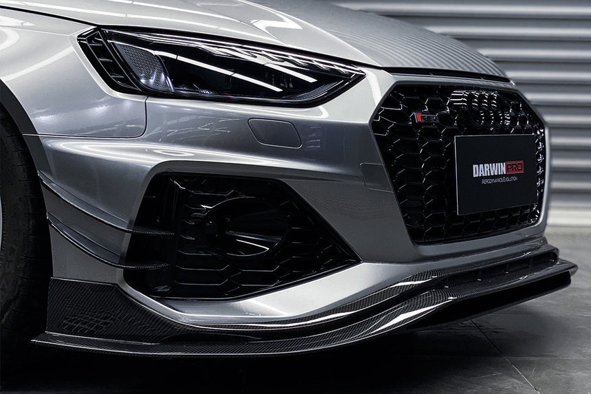 2020-2024 Audi RS4 B9.5 BKSS Style Carbon Fiber Front Lip