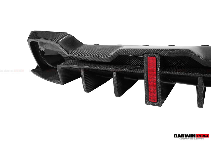 2019-2023 BMW 3 Series G20/G28 BKSS Style Carbon Fiber Rear Diffuser (With 4 Exhaust tips)