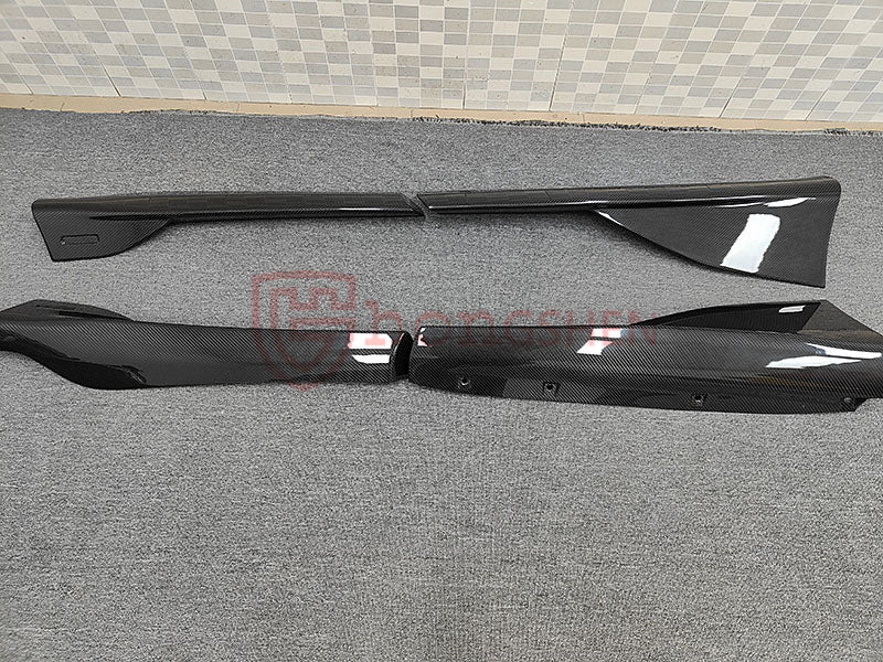 For McLaren 540C 570S upgrade 600LT Full body kit Dry carbon fiber front bumper Rear bumper Spoiler side skirt Front hood