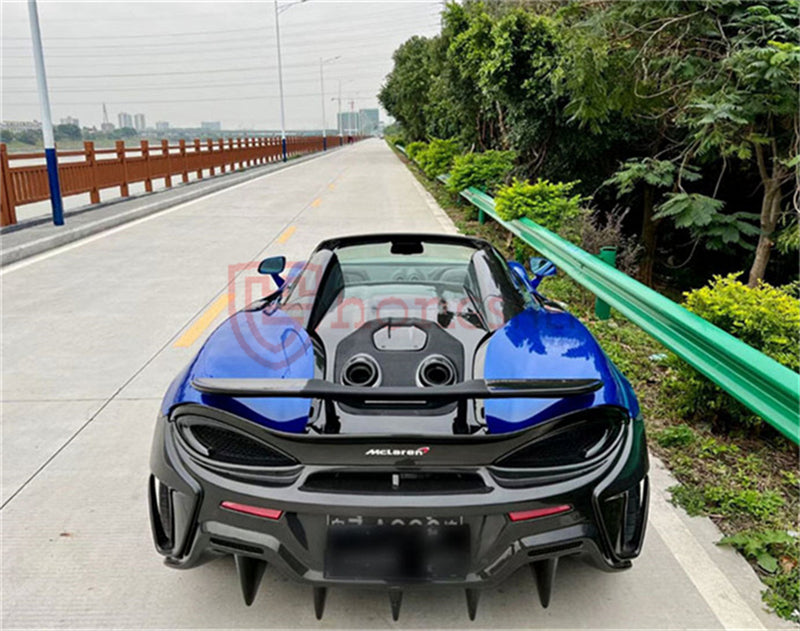 For McLaren 540C 570S upgrade 600LT Full body kit Dry carbon fiber front bumper Rear bumper Spoiler side skirt Front hood
