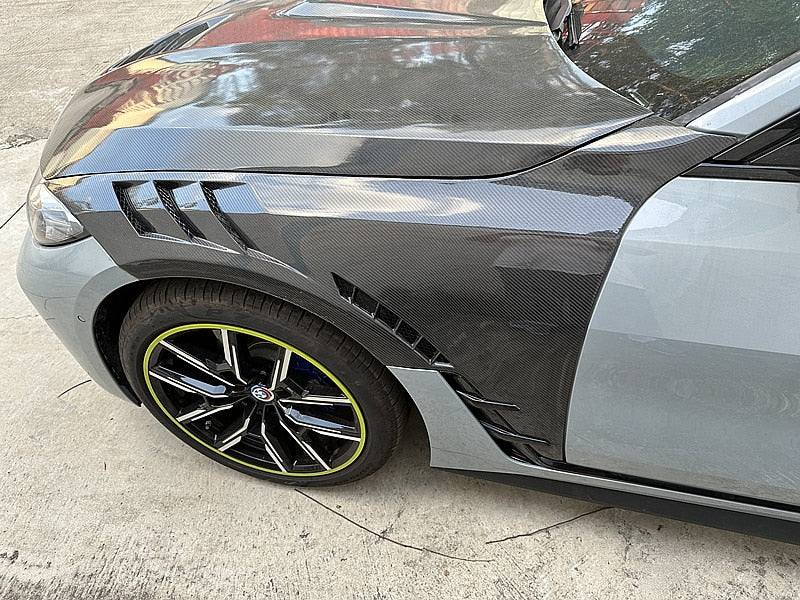 3K carbon fiber 2022 new For BMW 4 series G22 G26 425i 430 i front wheel arch mudguard