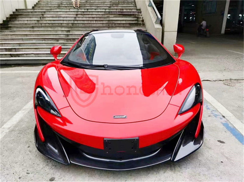 For McLaren 540C 570S upgrade 600LT Full body kit Dry carbon fiber front bumper Rear bumper Spoiler side skirt Front hood