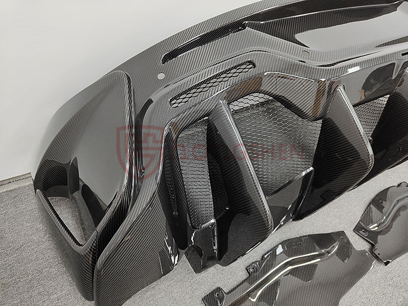 For McLaren 540C 570S upgrade 600LT Full body kit Dry carbon fiber front bumper Rear bumper Spoiler side skirt Front hood