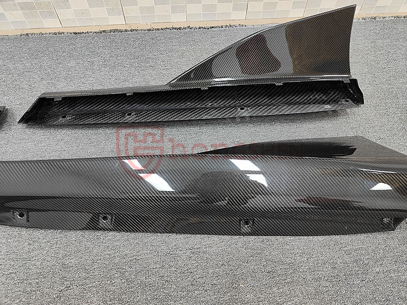 For McLaren 540C 570S upgrade 600LT Full body kit Dry carbon fiber front bumper Rear bumper Spoiler side skirt Front hood