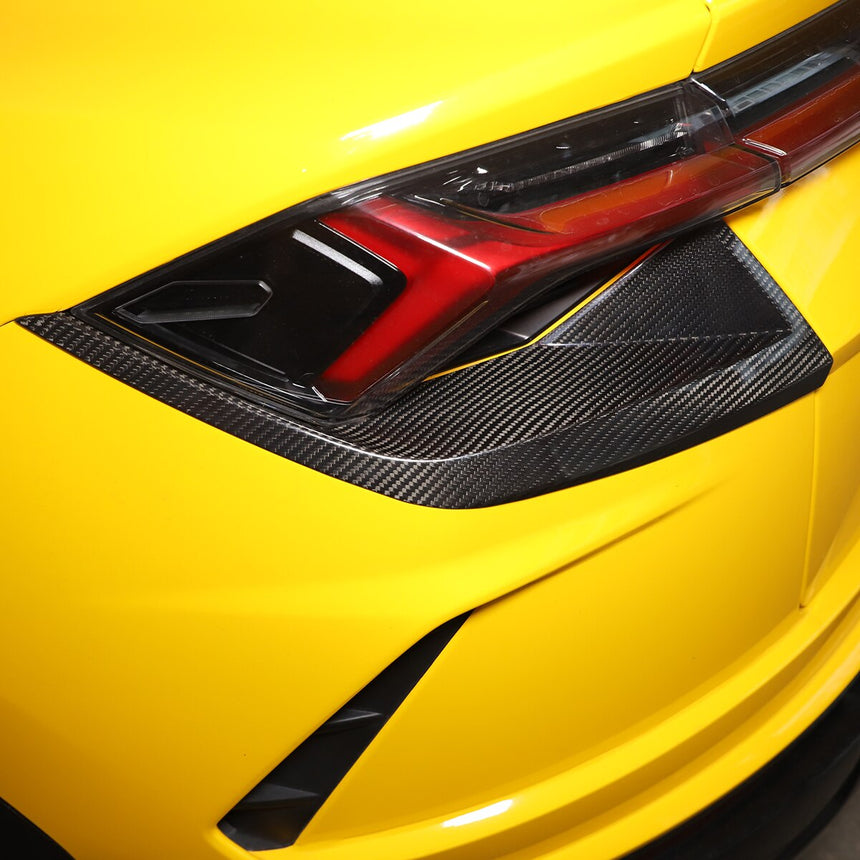 Dry Carbon Car Tail Light Frame Cover Lamborghini URUS 2018 2019 2020 2021