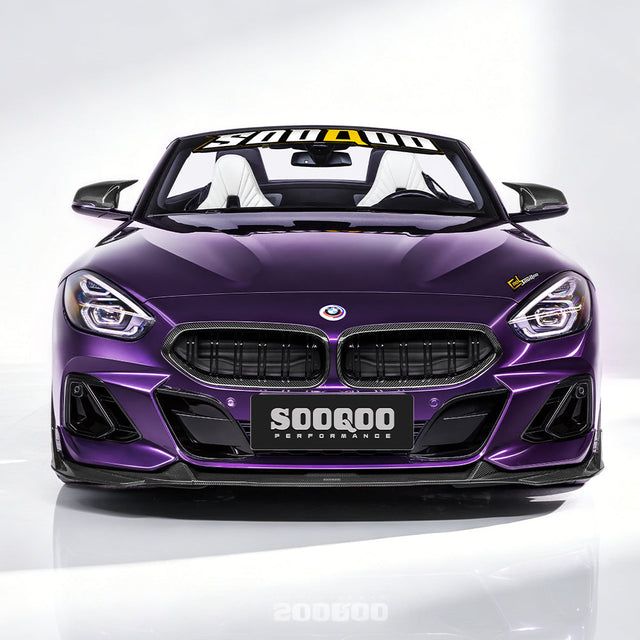 SOOQOO BMW Z4 G29 Front Lip In Prepreg Carbon Fiber