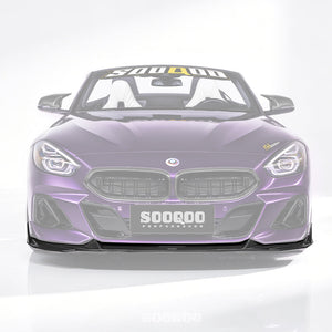 SOOQOO BMW Z4 G29 Front Lip In Prepreg Carbon Fiber