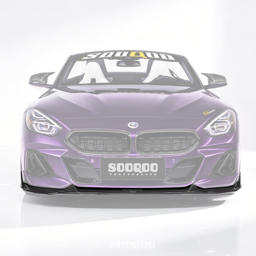 SOOQOO BMW Z4 G29 Front Lip In Prepreg Carbon Fiber