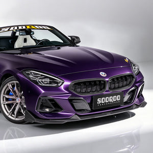 SOOQOO BMW Z4 G29 Front Lip In Prepreg Carbon Fiber