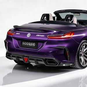 SOOQOO BMW Z4 G29 Rear Diffuser In Prepreg Carbon Fiber