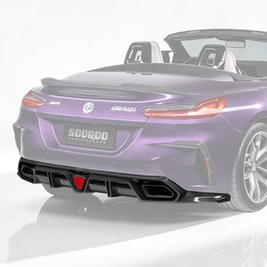 SOOQOO BMW Z4 G29 Rear Diffuser In Prepreg Carbon Fiber