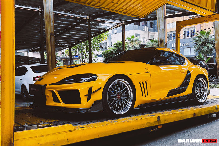 2019-UP Toyota GR Supra (J29/DB) A90 A91 BKSSII Style Partial Carbon Fiber Front Bumper