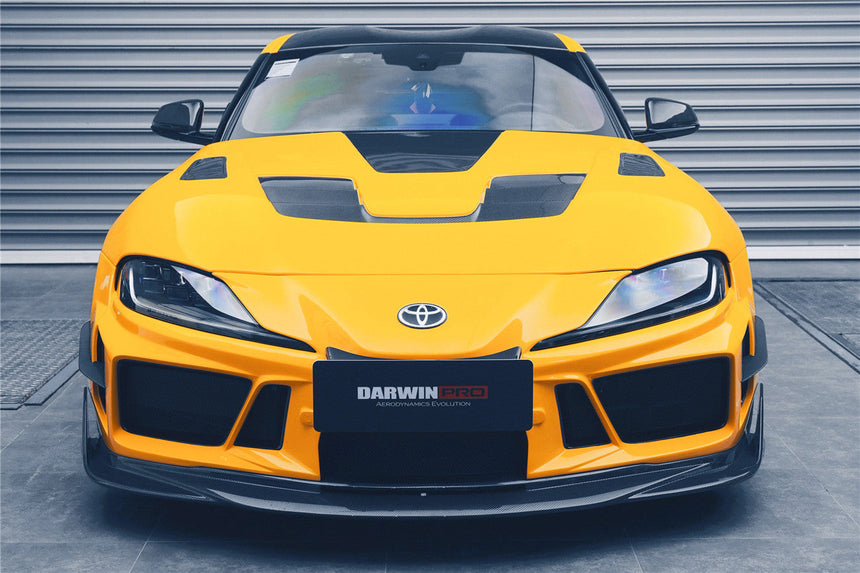 2019-UP Toyota GR Supra (J29/DB) A90 A91 BKSSII Style Partial Carbon Fiber Front Bumper
