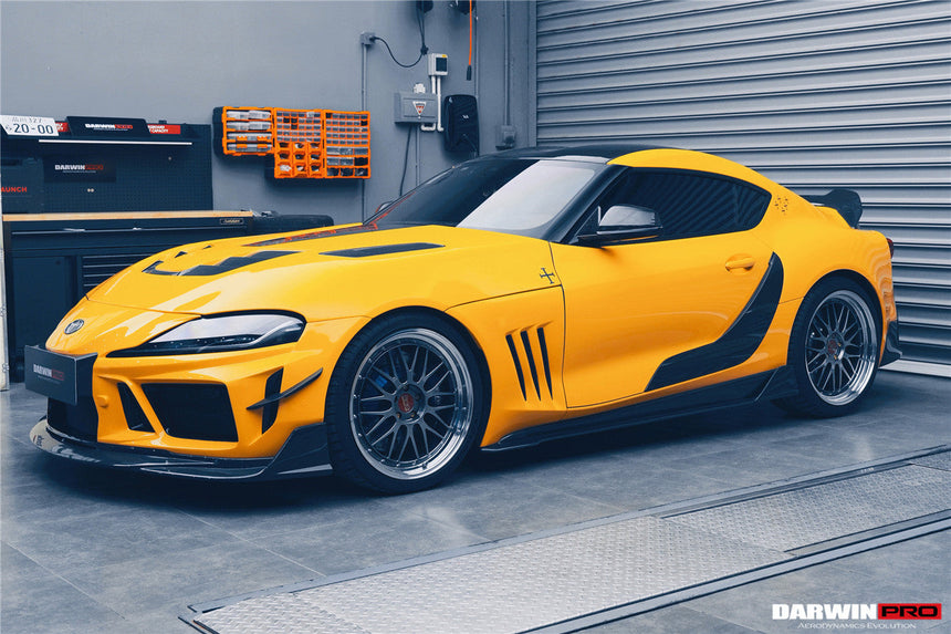 2019-UP Toyota GR Supra (J29/DB) A90 A91 BKSSII Style Partial Carbon Fiber Front Bumper