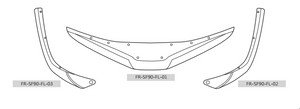 Dry Carbon Fiber SF90 Stradale Front Lip - Zacoe