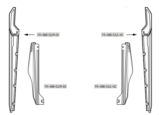 Ferrari 488 GTB Chitu Dry Carbon Fiber Side Skirts - Zacoe