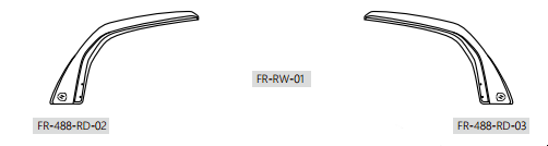 Ferrari 488 GTB Chitu Dry Carbon Fiber Rear Side Flaps - Zacoe