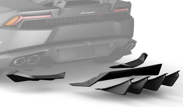 Lamborghini Huracan LP610 Dry Carbon Fiber Diffuser - Zacoe