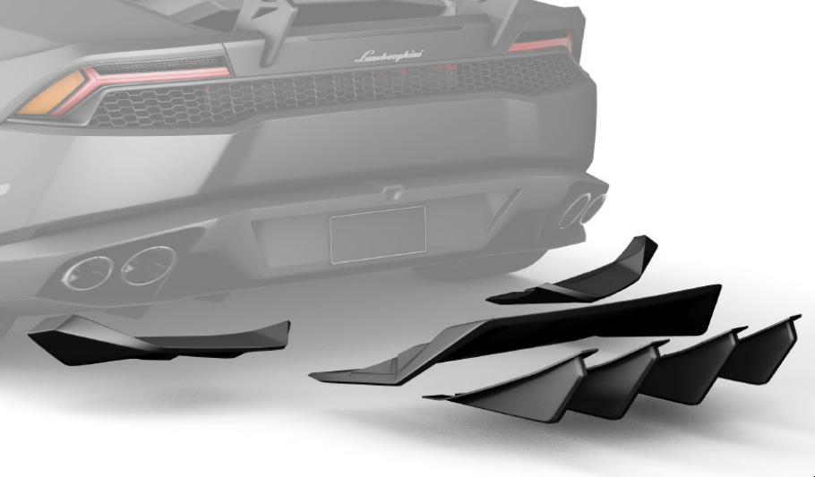Lamborghini Huracan LP610 Dry Carbon Fiber Diffuser - Zacoe