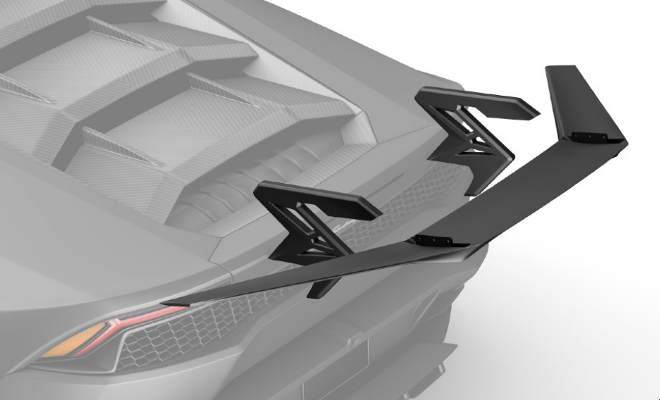 Lamborghini Huracan LP610 Dry Carbon Fiber Spoiler - Zacoe