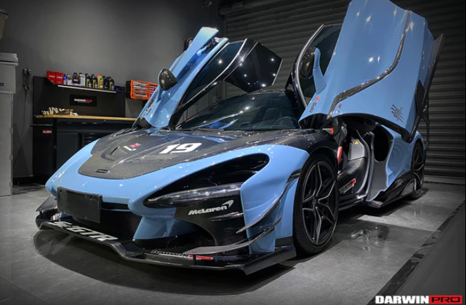 2017-2021 McLaren 720s Se²NWB Style Carbon Fiber Side Door Trims