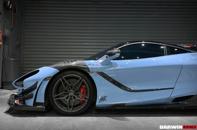 2017-2021 McLaren 720s Se²NWB Style Carbon Fiber Side Door Trims