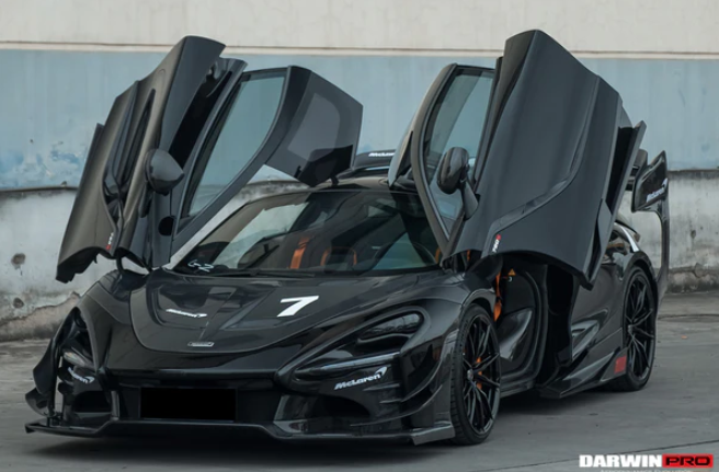 2017-2021 McLaren 720s Se²NWB Style Carbon Fiber Side Door Trims