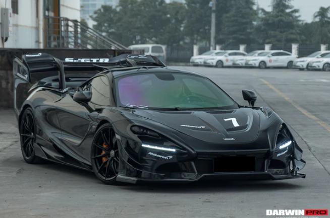 2017-2021 McLaren 720s Se²NWB Style Carbon Fiber Side Door Trims