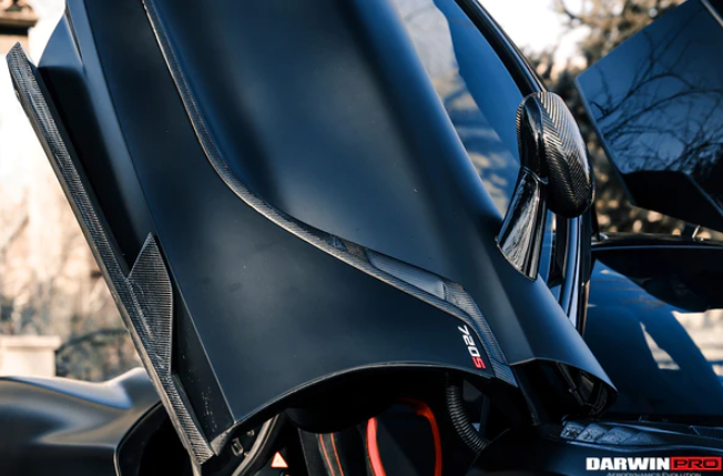 2017-2021 McLaren 720s Se²NWB Style Carbon Fiber Side Door Trims