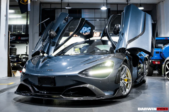 2017-2021 McLaren 720s Se²NWB Style Carbon Fiber Side Door Trims