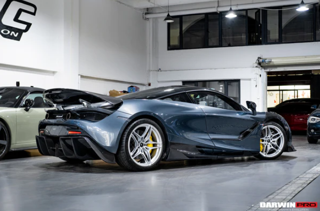 2017-2021 McLaren 720s Se²NWB Style Carbon Fiber Side Door Trims