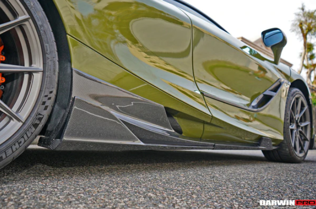 2017-2021 McLaren 720s Se²NWB Style Carbon Fiber Side Skirts