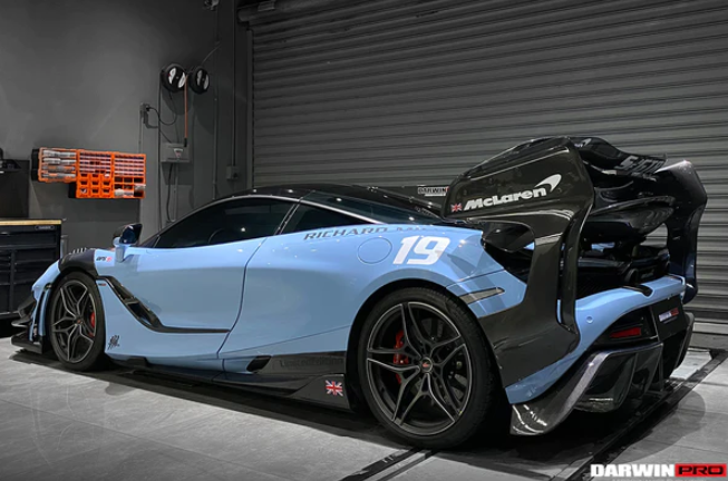 2017-2021 McLaren 720s Se²NWB Style Carbon Fiber Side Skirts