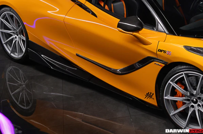 2017-2021 McLaren 720s Se²NWB Style Carbon Fiber Side Skirts