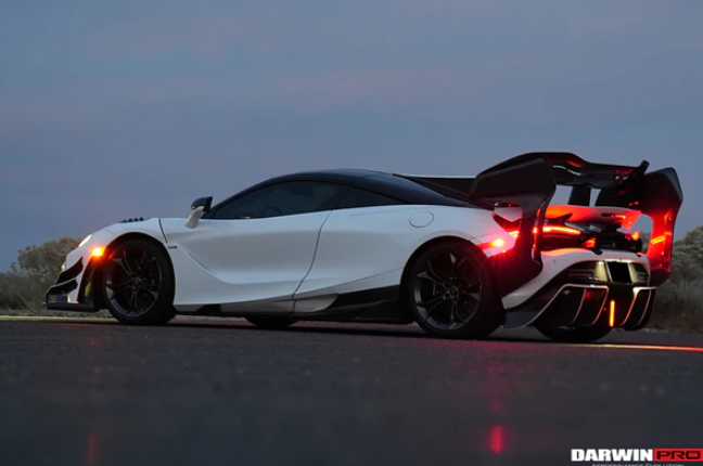 2017-2021 McLaren 720s Se²NWB Style Carbon Fiber Side Skirts