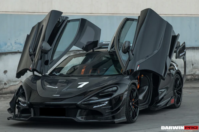 2017-2021 McLaren 720s Se²NWB Style Carbon Fiber Side Skirts