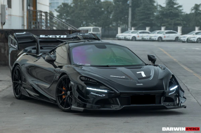 2017-2021 McLaren 720s Se²NWB Style Carbon Fiber Side Skirts